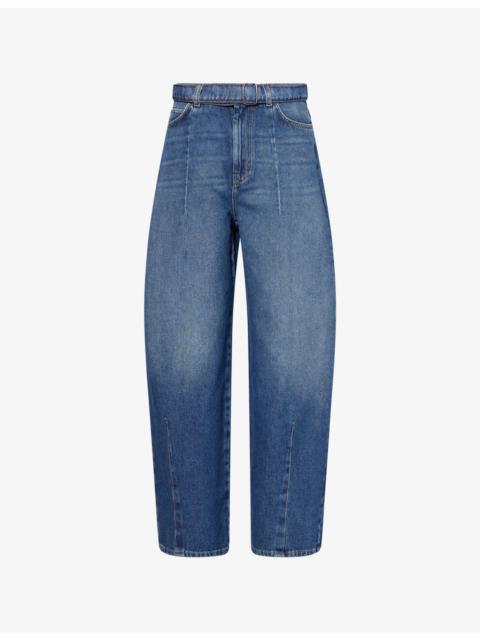 WEEKEND Max Mara Baggy Matching-Belt Denim Jeans
