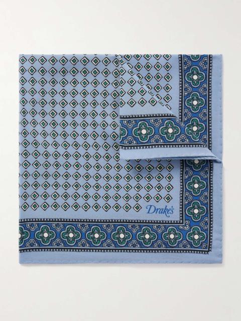 Printed Silk Pocket Square