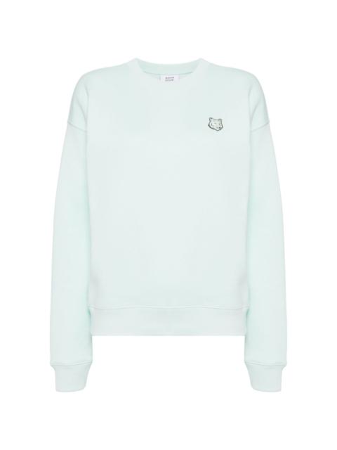 Maison Kitsuné bold fox head patch sweatshirt