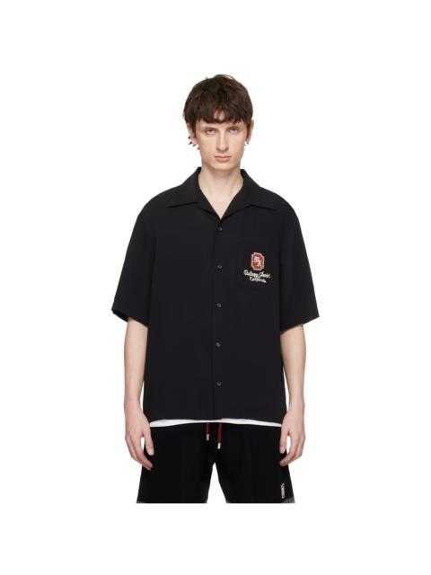 AMIRI Black 'MA Chateau' Camp Shirt