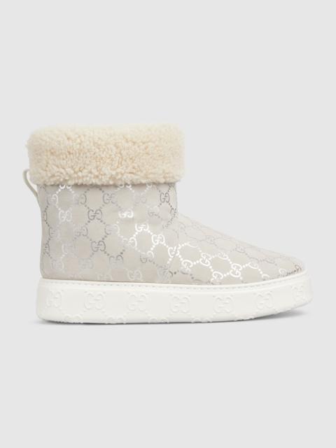 GUCCI Women's boot with merinos trim