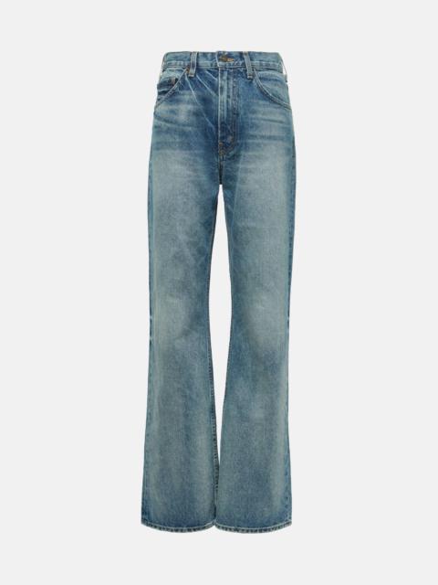 NILI LOTAN Mitchell low-rise wide-leg jeans