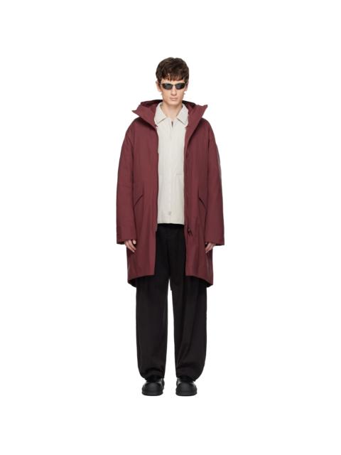 Veilance Burgundy Monitor Down Coat