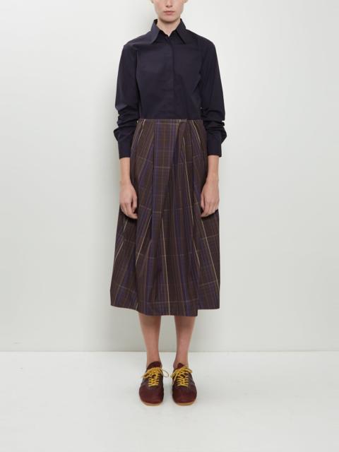 Dries Van Noten Sonista Technical Twill Skirt