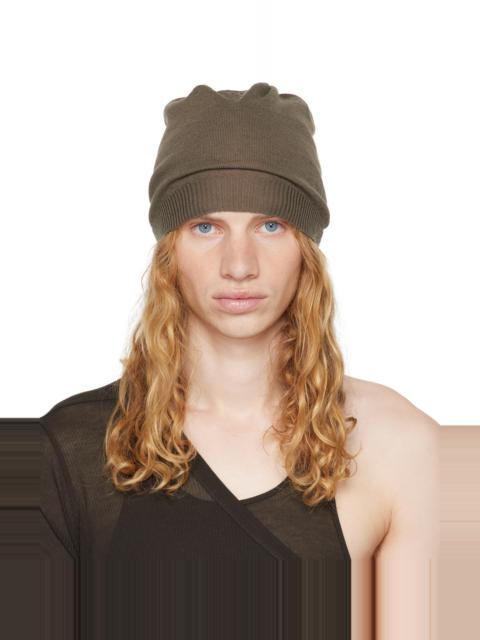 Rick Owens Gray Medium Beanie