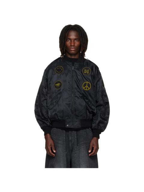 NEEDLES Black L2-B Bomber Jacket