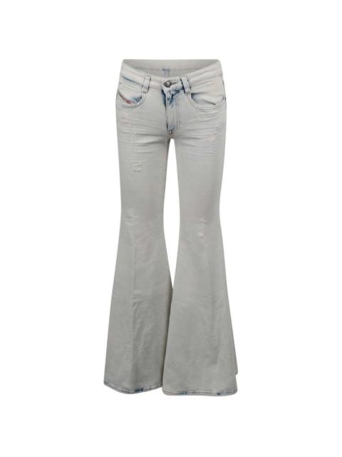 Diesel distressed flared jeans