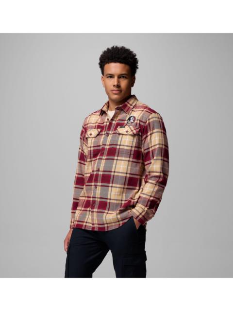 Columbia Men's Collegiate Flare Gun Flannel Long Sleeve Shirt - Florida State