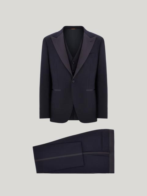 Canali CANALI TRAVEL NAVY BLUE CASHMERE MODERN-FIT TUXEDO