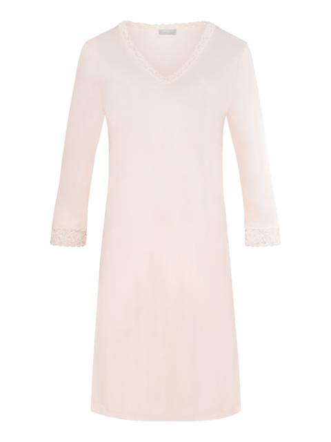 HANRO Moments Lace Trim Cotton Nightgown