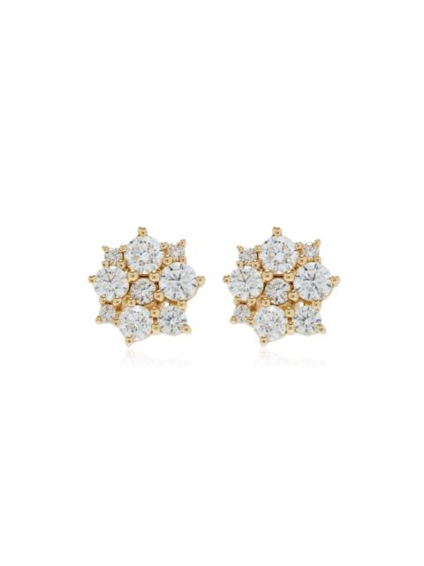 SYDNEY EVAN 14k Yellow Gold Diamond Earrings gold