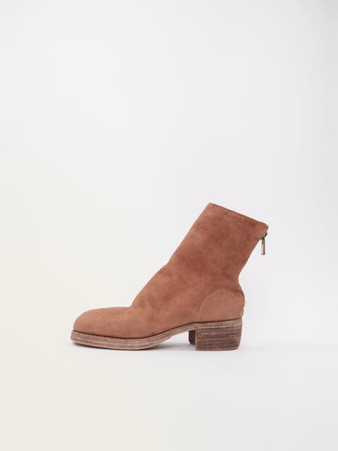 Guidi Back Zip Leather Boot