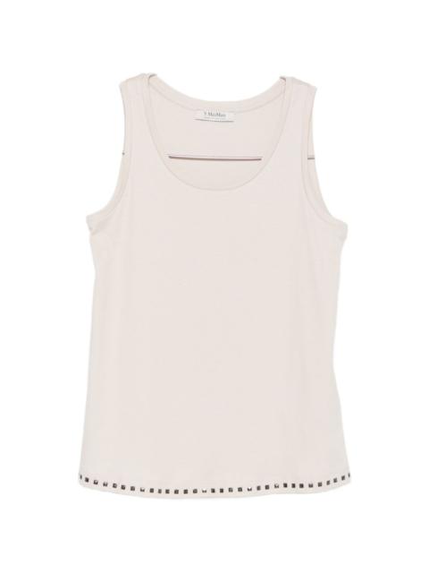 'S Max Mara stud-embellished sleeveless top