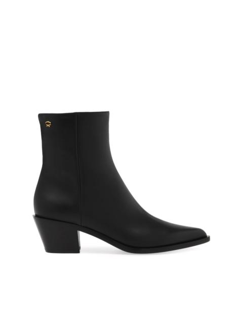 Gianvito Rossi Kinney pointed-toe ankle boots