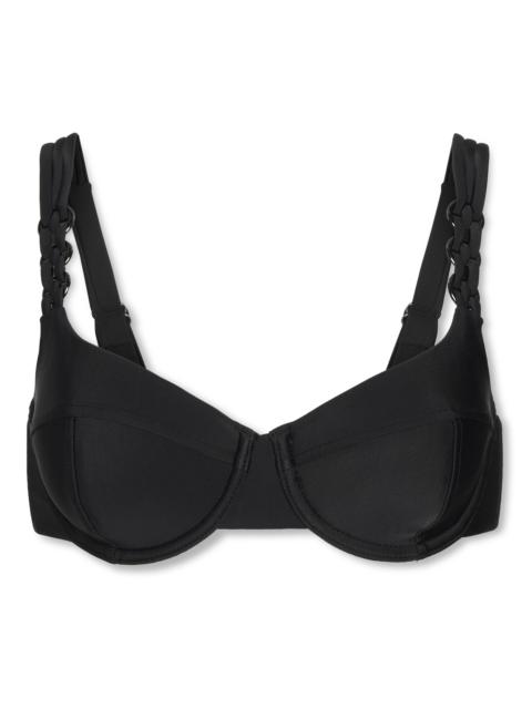 RAMY BROOK Rafaelle Underwire Chain Strap Bikini Top