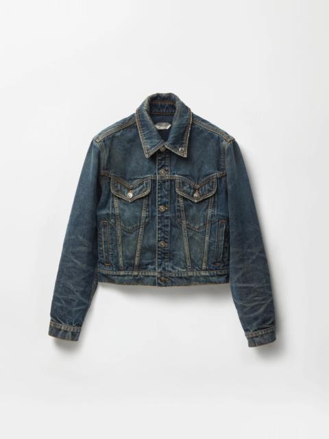 VERSACE Distressed Denim Jacket