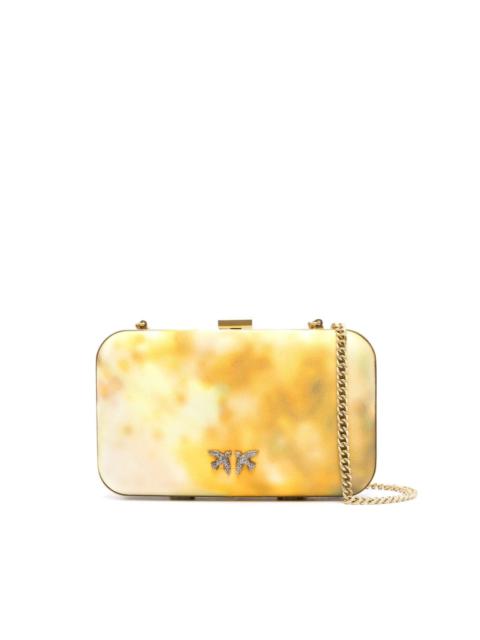 faded logo-plaque crossbody bag