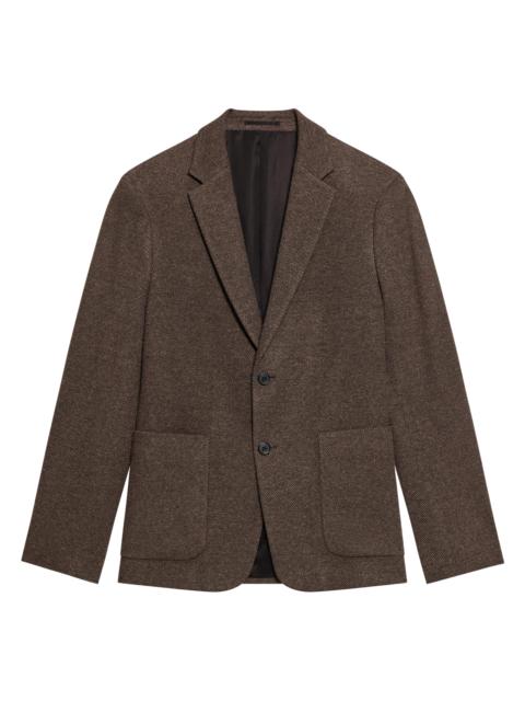 Theory Men's Clinton Knit Twill Blazer - Brown Multi