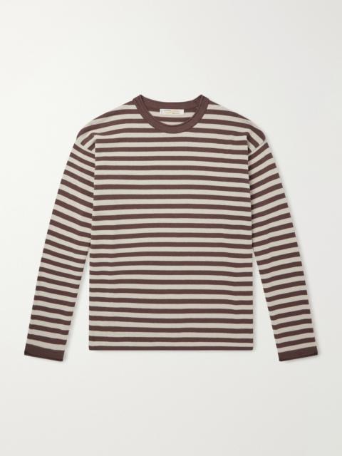 FrizmWORKS Striped Cotton-Blend T-Shirt