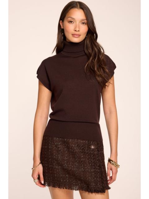 RAMY BROOK Natalie Merino Wool Turtleneck Sweater in Heritage Brown
