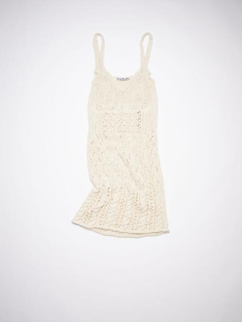Acne Studios Knitted mini dress - Warm white