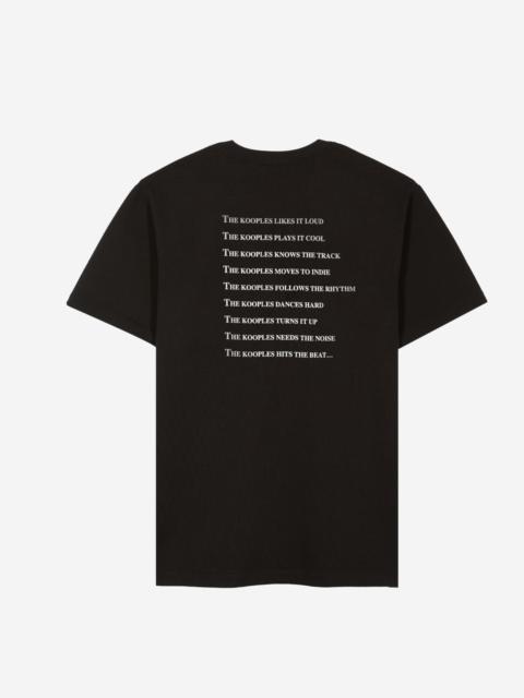 The Kooples 'WHAT IF' UNISEX BLACK T-SHIRT - PRE-ORDER