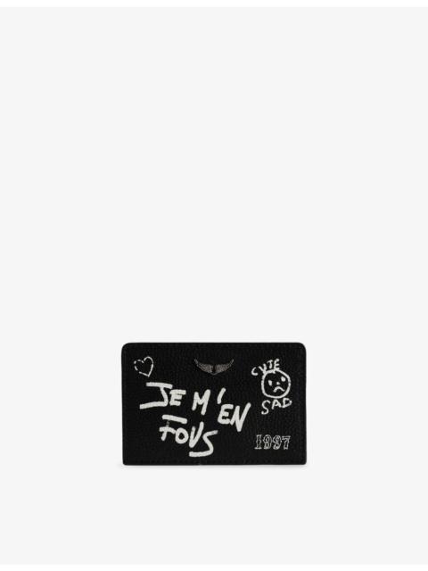 Zadig & Voltaire ZV Arty Pass Leather Cardholder