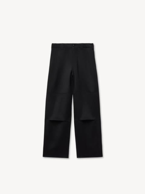 KENZO Double knee chino in virgin wool