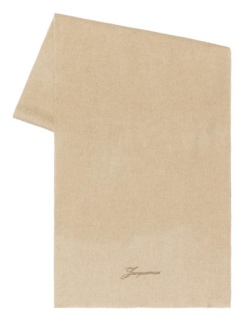 JACQUEMUS Large Echarpe Cashmere Tailleur