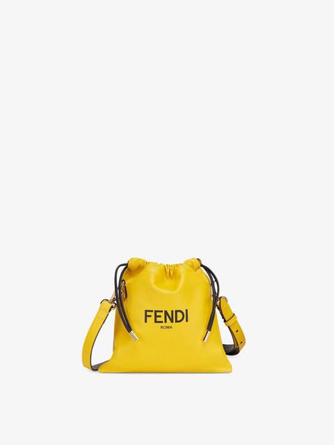 FENDI Yellow nappa leather bag