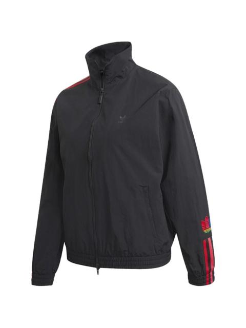 adidas trefoil track jacket
