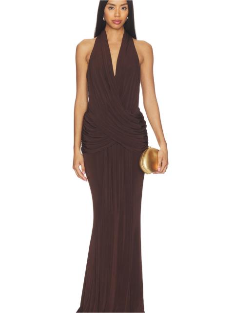 ELLIATT Simone Cowl Neck Gown