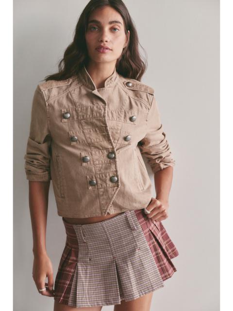 FREE PEOPLE Sherry Pleated Mini Skirt