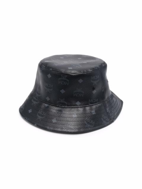 MCM monogram print bucket hat