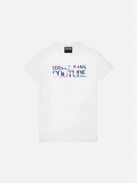 VERSACE JEANS COUTURE Colorful Logo T-Shirt