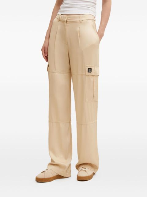 HUGO logo-appliqué cargo pants