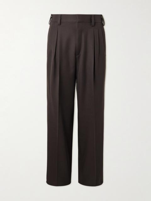 ZEGNA Straight-Leg Wool-Twill Trousers