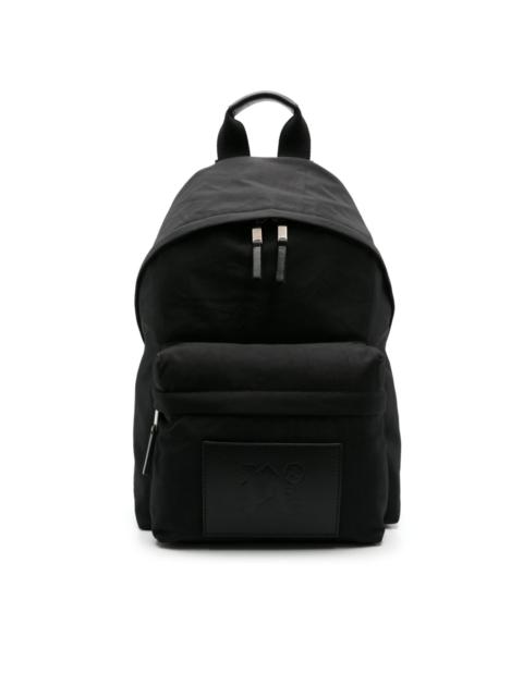 Palm Angels logo-debossed zipped backpack