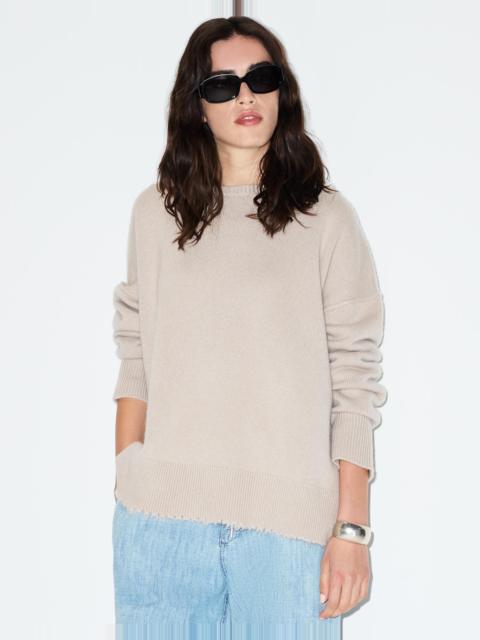 RE/DONE Margot Cashmere Crewneck - Pebble