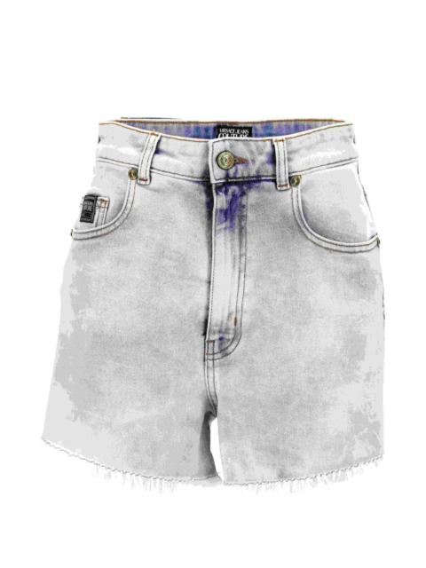VERSACE JEANS COUTURE logo-patch shorts