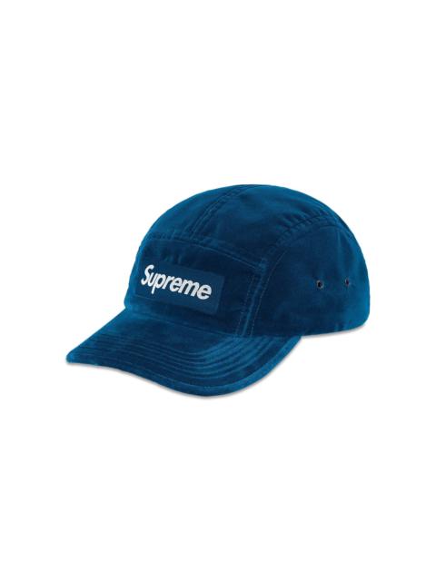 Supreme Velvet Camp Cap 'Dark Teal'