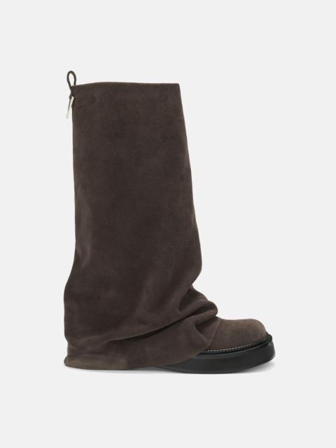 THE ATTICO ''ROBIN'' DARK GREY COMBAT BOOT
