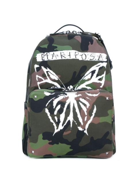 Valentino Valentino Garavani Rockstud camouflage backpack