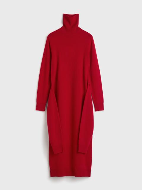TOTEME Double-sleeve turtleneck dress poppy