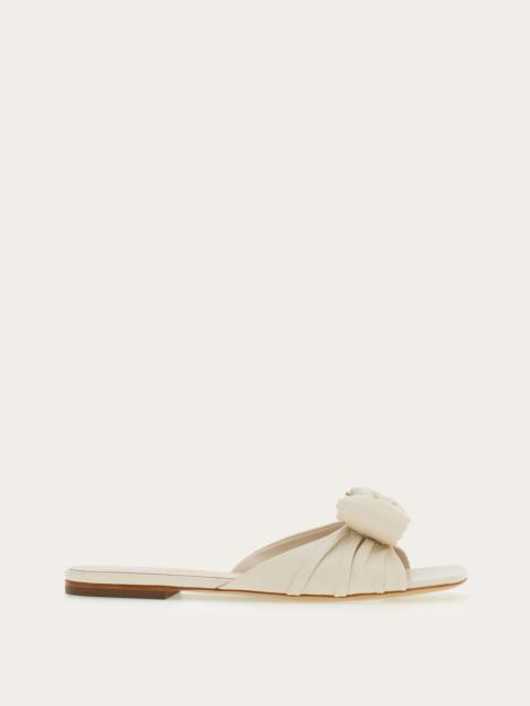 FERRAGAMO Padded Vara bow slide