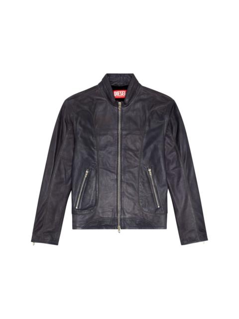 L-Krix leather biker jacket