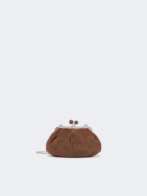 WEEKEND Max Mara VALOIS Small suede Pasticcino Bag - CHOCOLATE