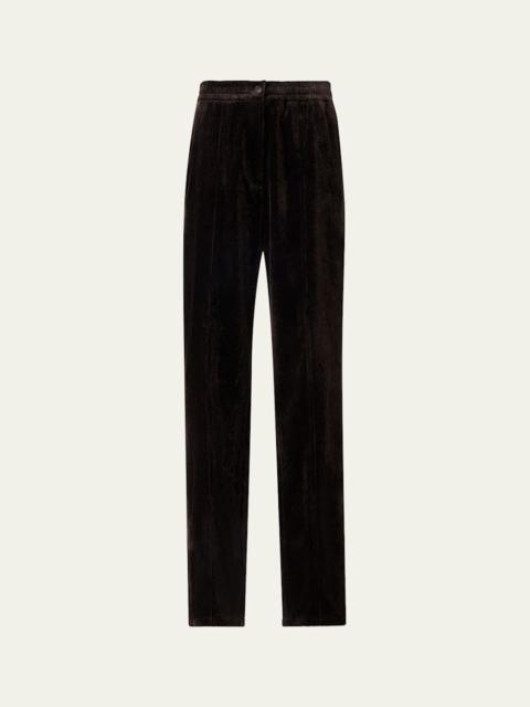 AKRIS Fritz Corduroy Straight-Leg Trousers