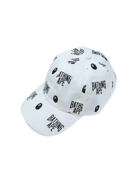 A BATHING APE® BAPE Monogram Panel Cap 'White'
