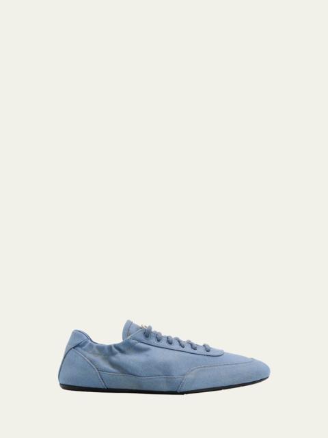 Prada Canvas Low-Top Sneakers